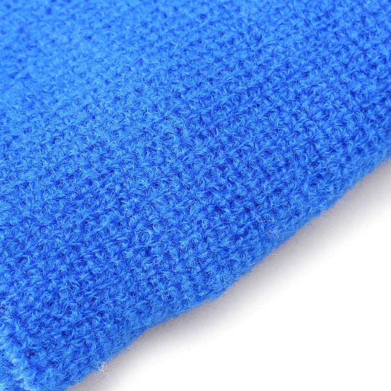 Mallofusa 10 Pack Colorful Sports Basketball Football Absorbent Wristband Sweatbands Party Outdoor Activity (Dark Blue) - Image 3